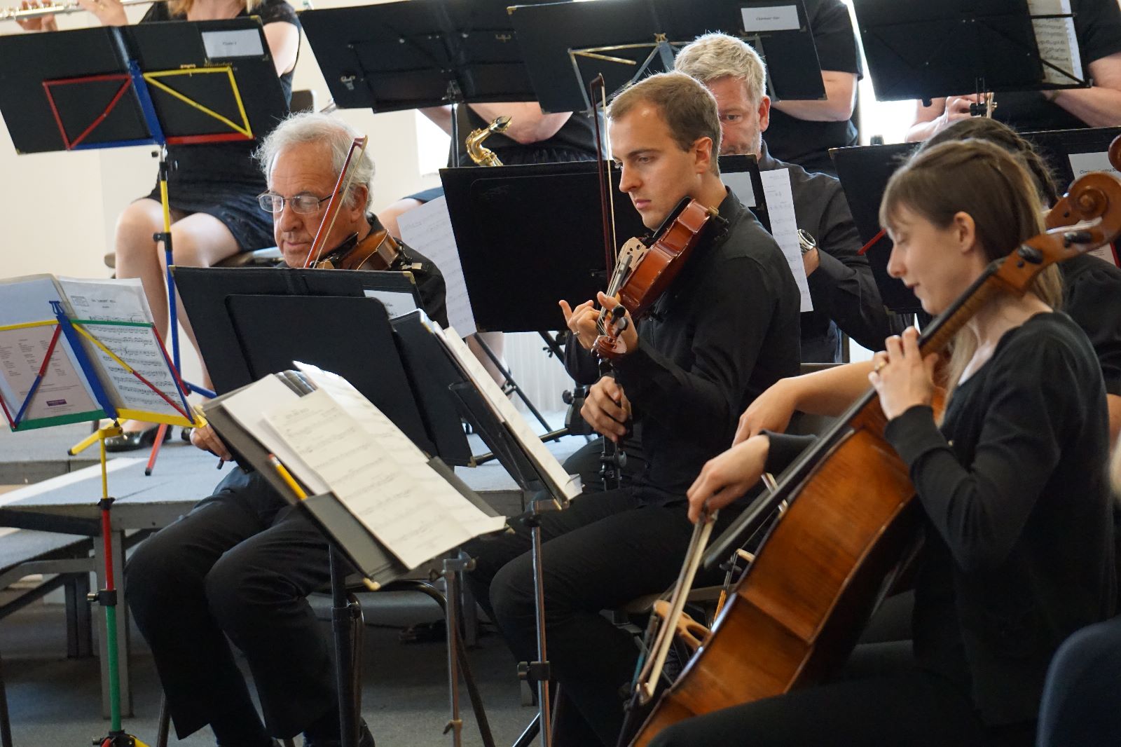 Image of the orchestra during one of our concert